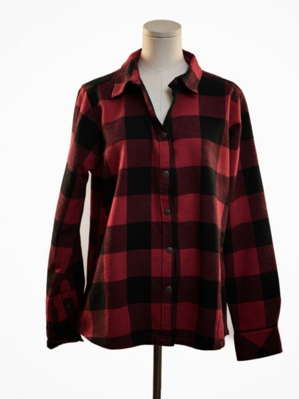 NWT Orvis Red and Black Plaid Shirt